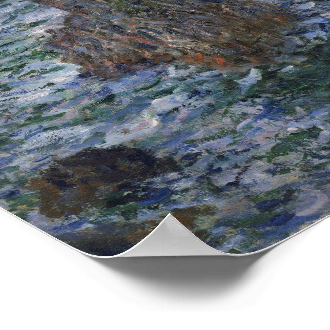 Claude Monet - Port Coton - Pyramiden - Pyramiden Poster (Ecke)