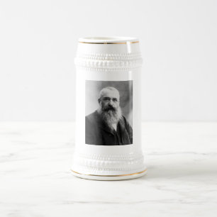 Claude Monet Portrait Foto Bierglas