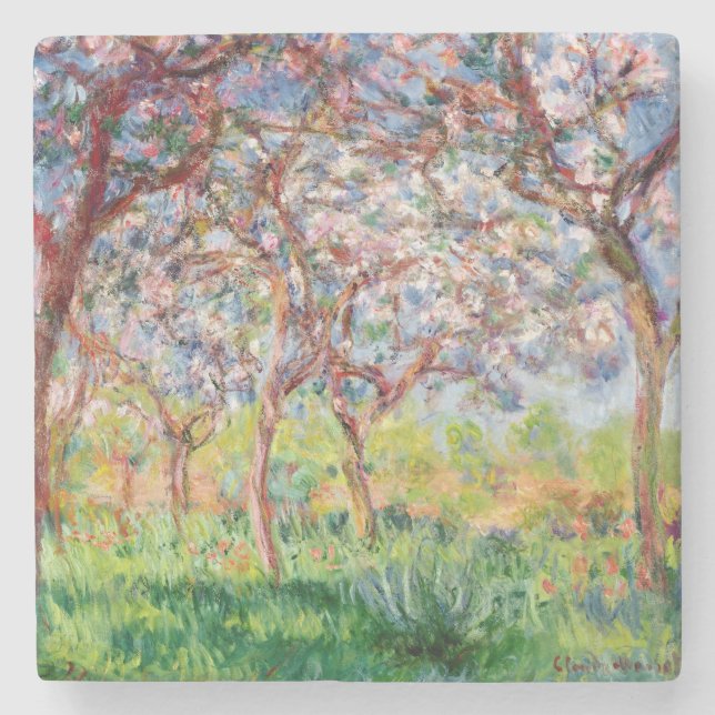 Claude Monet | Printemps Giverny, 1903 Steinuntersetzer (Vorderseite)