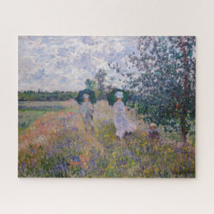 Claude Monet - Promenade in der Nähe von Argenteui Puzzle
