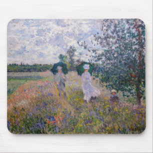 Claude Monet - Promenade nahe Argenteuil Mousepad