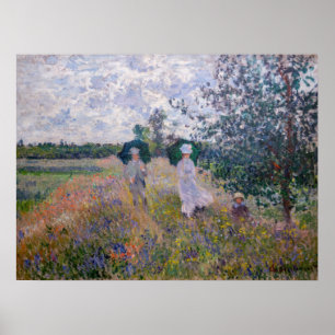 Claude Monet - Promenade nahe Argenteuil Poster