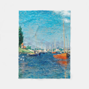 Claude Monet - Red Boats, Argenteuil Fleecedecke