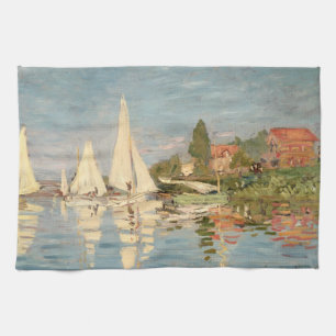 Claude Monet   Regatta at Argenteuil, c.1872 Geschirrtuch