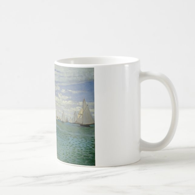 Claude Monet - Regatta bei Sainte-Adresse Tasse (Rechts)
