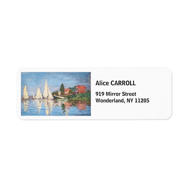 Claude Monet - Regattas in Argenteuil (Vorne)