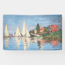 Claude Monet - Regattas in Argenteuil Banner
