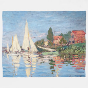 Claude Monet - Regattas in Argenteuil Fleecedecke