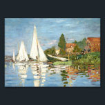 Claude Monet Regattas in Argenteuil Fotodruck<br><div class="desc">Berühmte Maler aller Zeiten</div>