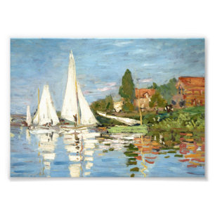 Claude Monet Regattas in Argenteuil Fotodruck