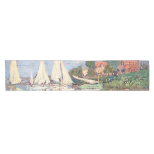 Claude Monet - Regattas in Argenteuil Kurzer Tischläufer