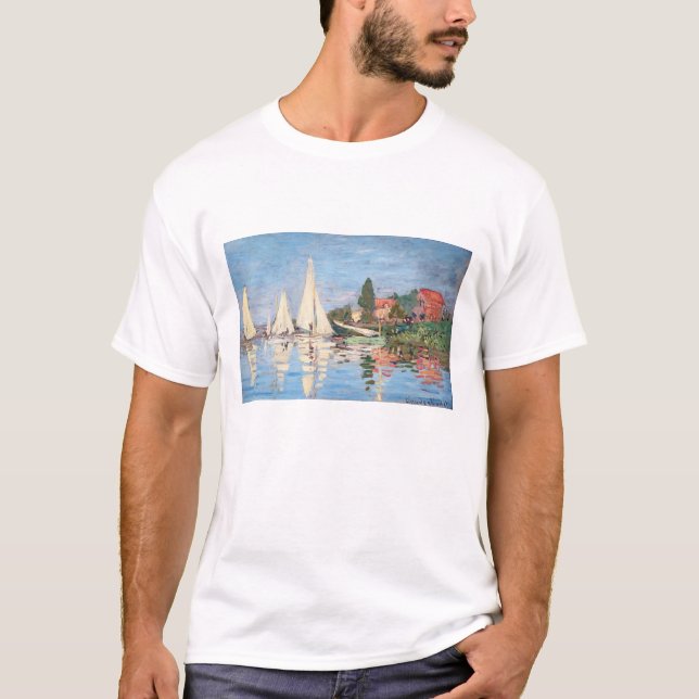 Claude Monet - Regattas in Argenteuil T-Shirt (Vorderseite)