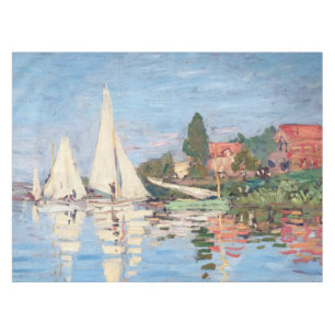 Claude Monet - Regattas in Argenteuil Tischdecke