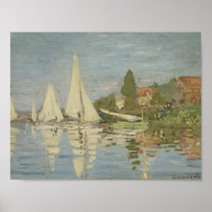 Claude Monet - Regattas in Argentinien Poster