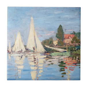 Claude Monet - Regatten in Argenteuil Fliese
