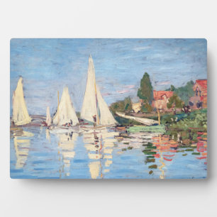 Claude Monet - Regatten in Argenteuil Fotoplatte