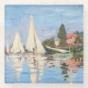 Claude Monet - Regatten in Argenteuil Glasuntersetzer