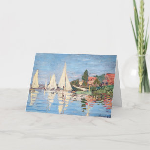Claude Monet - Regatten in Argenteuil Karte