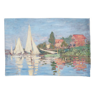 Claude Monet - Regatten in Argenteuil Kissenbezug