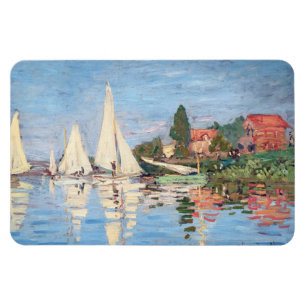 Claude Monet - Regatten in Argenteuil Magnet