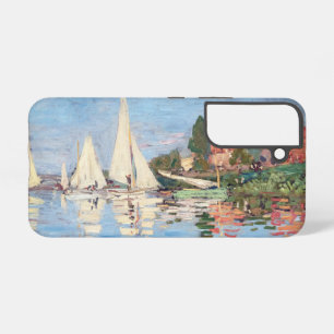 Claude Monet - Regatten in Argenteuil Samsung Galaxy Hülle