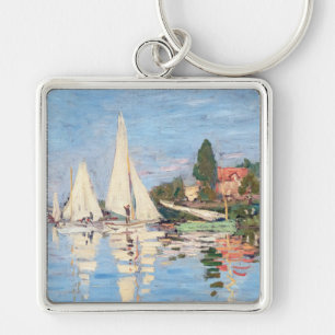 Claude Monet - Regatten in Argenteuil Schlüsselanhänger