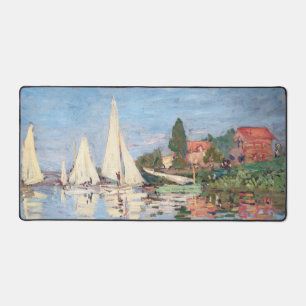Claude Monet - Regatten in Argenteuil Schreibtischunterlage