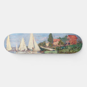 Claude Monet - Regatten in Argenteuil Skateboard