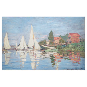 Claude Monet - Regatten in Argenteuil Stoff