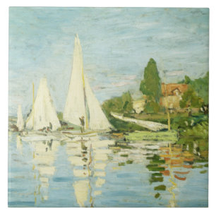 Claude Monet. Regatten in Argentinien Fliese
