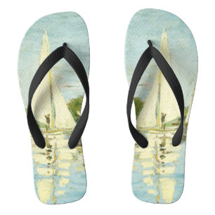 Claude Monet. Regatten in Argentinien Flip Flops