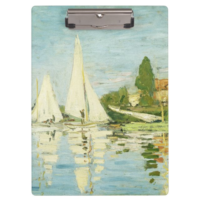 Claude Monet. Regatten in Argentinien Klemmbrett (Vorderseite)