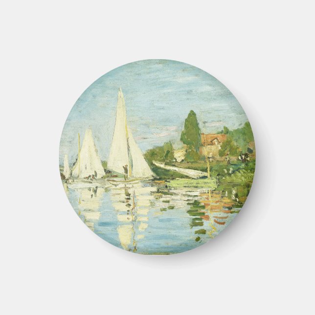 Claude Monet. Regatten in Argentinien Magnet (Vorne)