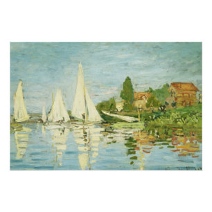 Claude Monet. Regatten in Argentinien Poster