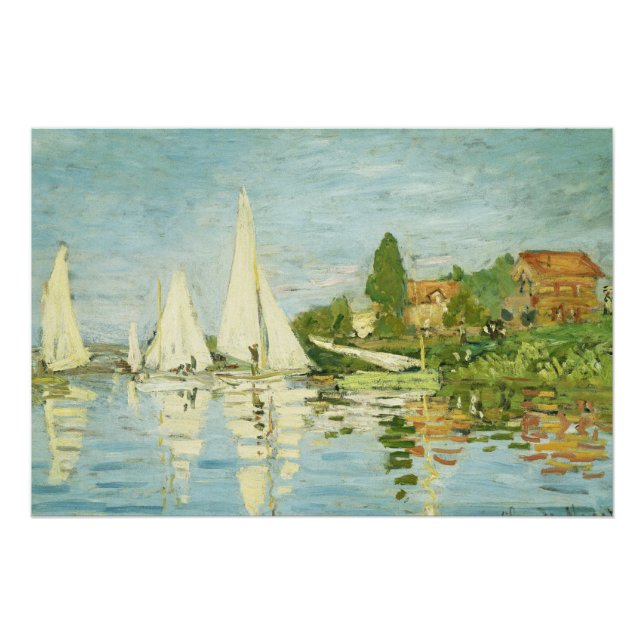 Claude Monet. Regatten in Argentinien Poster (Vorderseite)