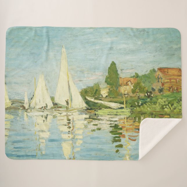Claude Monet. Regatten in Argentinien Sherpadecke (Vorderseite (Horizontal))