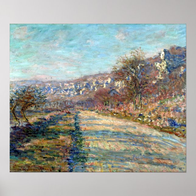 Claude Monet Road, La Roche-Guyon Poster (Vorne)