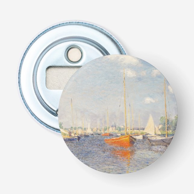 Claude Monet. Rote Boote, Argenteuil Flaschenöffner (Vorderseite)