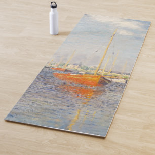 Claude Monet. Rote Boote, Argenteuil Yogamatte