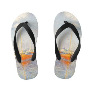 Claude Monet. Rote Boote, Argentinien Kinderbadesandalen