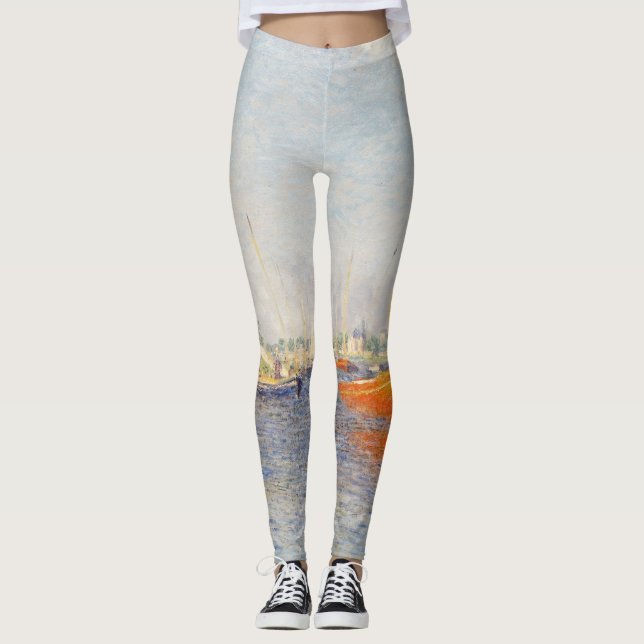 Claude Monet. Rote Boote, Argentinien Leggings (Vorderseite)