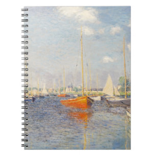 Claude Monet. Rote Boote, Argentinien Notizblock