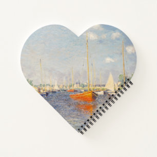 Claude Monet. Rote Boote, Argentinien Notizbuch