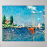 Claude Monet - Rote Boote, Argentinien Poster<br><div class="desc">Claude Monet - Rote Boote,  Argentinien (1875)</div>