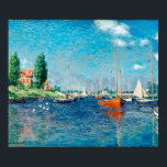 Claude Monet - Rote Boote, Argentinien Poster<br><div class="desc">Claude Monet - Rote Boote,  Argentinien (1875)</div>