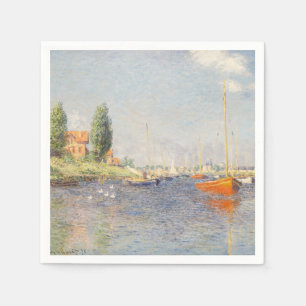 Claude Monet. Rote Boote, Argentinien Serviette
