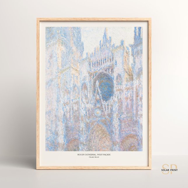 Claude Monet Rouen Cathedral Westfassade Kunstdruc Poster (Von Creator hochgeladen)