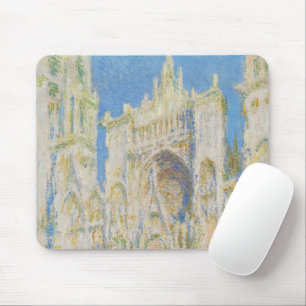Claude Monet Rouen Kathedrale Portal Morgenlicht Mousepad