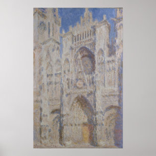 Claude Monet   Ruen Kathedrale Das Portal Sonnenli Poster