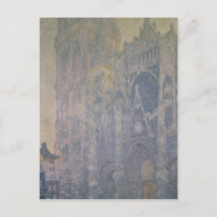 Claude Monet   Ruener Dom, Harmonie in Weiß Postkarte